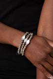 Twinkling Team - White - Paparazzi Accessories