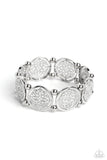 Filigree Fanfare - Silver - Paparazzi Accessories