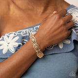 Curly Chic - Gold - Paparazzi Accessories