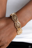 Curly Chic - Gold - Paparazzi Accessories