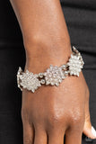 Scintillating Snowflakes - White - Paparazzi Accessories