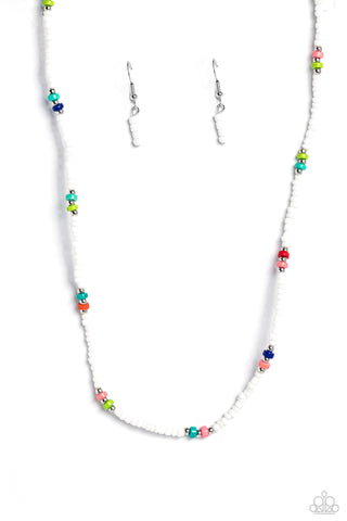 Tis the SEA-SUN - White - Paparazzi Accessories