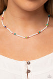 Tis the SEA-SUN - White - Paparazzi Accessories