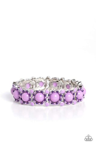 Pop Art Party - Purple - Paparazzi Accessories