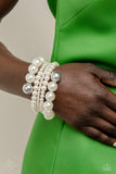 Pleasing Pirouette - White - Paparazzi Accessories