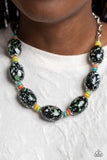 No Laughing SPLATTER - Green - Paparazzi Accessories