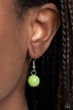 No Laughing SPLATTER - Green - Paparazzi Accessories