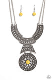 Fetching Filigree - Yellow - Paparazzi Accessories