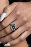 Tilted Triplets - Silver - Paparazzi Accessories