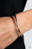 Teasing Twist - Gold - Paparazzi Accessories