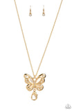 Wings Of Whimsy - Gold - Paparazzi Accessories