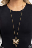 Wings Of Whimsy - Gold - Paparazzi Accessories
