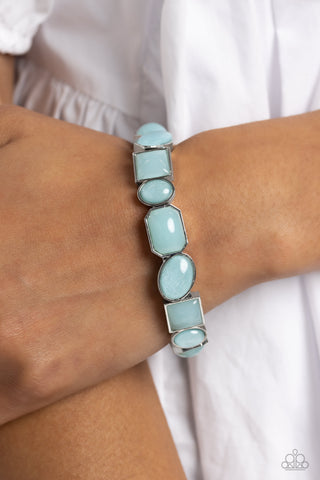 Giving Geometrics - Blue - Paparazzi Accessories