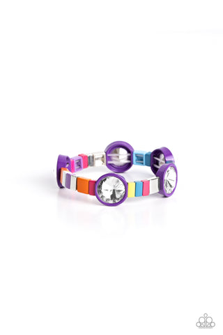 Multicolored Madness - Purple - Paparazzi Accessories