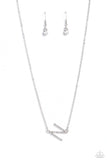 INITIALLY Yours - N - White - Paparazzi Accessories