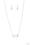 INITIALLY Yours - S - White - Paparazzi Accessories