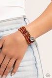 PAW-sitive Thinking - Orange - Paparazzi Accessories