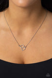 INITIALLY Yours - B - White - Paparazzi Accessories