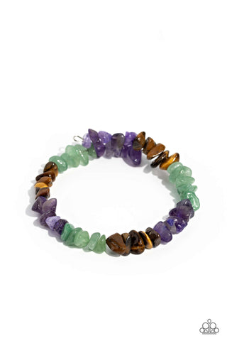 Sculpted Showcase - Purple - Paparazzi Accessories