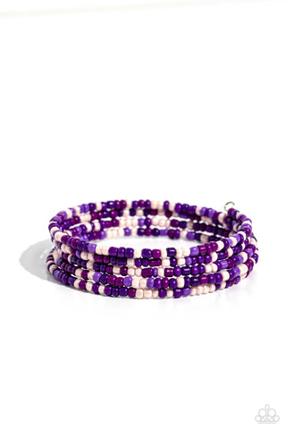 Coiled Candy - Purple - Paparazzi Accessories
