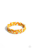 Coiled Candy - Yellow - Paparazzi Accessories