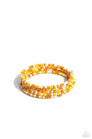 Coiled Candy - Yellow - Paparazzi Accessories