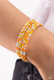 Coiled Candy - Yellow - Paparazzi Accessories