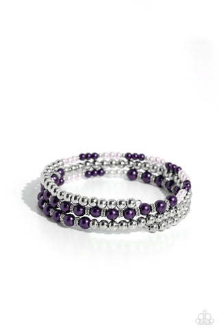 Just SASSING Through - Purple - Paparazzi Accessories