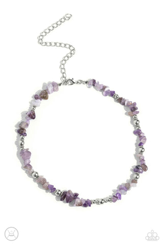Carved Confidence - Purple - Paparazzi Accessories