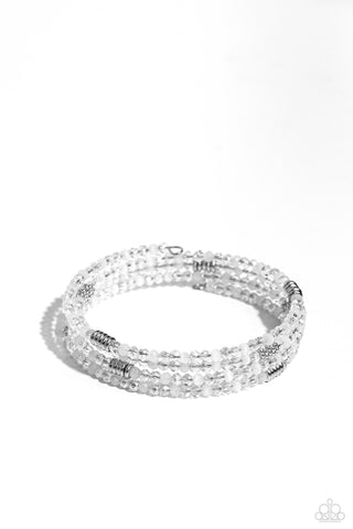Dreamy Debut - White - Paparazzi Accessories