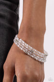 Dreamy Debut - White - Paparazzi Accessories
