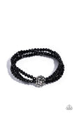 Twisted Theme - Black - Paparazzi Accessories