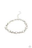 Particularly Pronged - White - Paparazzi Accessories
