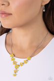 Flowering Feature - Yellow - Paparazzi Accessories