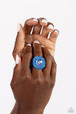 Glistening Grit - Blue - Paparazzi Accessories