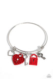 Locked Legacy - Red - Paparazzi Accessories