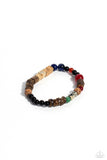 I WOOD Be So Lucky - Blue - Paparazzi Accessories