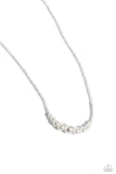 White Collar Whimsy - Silver - Paparazzi Accessories
