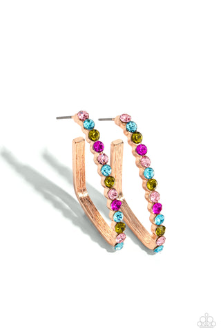 Triangular Tapestry - Rose Gold - Paparazzi Accessories