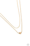 Sweetheart Series - Gold - Paparazzi Accessories