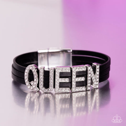 Queen of My Life - Black - Paparazzi Accessories