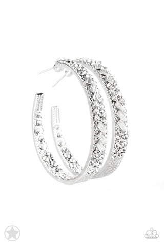 GLITZY By Association - White -  - Paparazzi Accessories