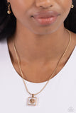 Smiley Season - Gold - Paparazzi Accessories