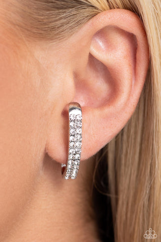 Sliding Series - White - Paparazzi Accessories