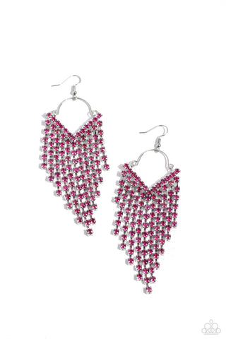 V Fallin - Pink - Paparazzi Accessories