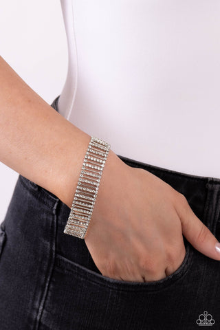 Elusive Elegance - White - Paparazzi Accessories