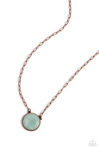 Suspended Stone - Copper - Paparazzi Accessories