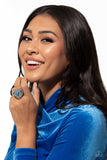 Bejeweled Beau - Blue - Paparazzi Accessories
