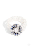 Gifted Gatsby - Blue - Paparazzi Accessories