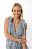 Gifted Gatsby - Blue - Paparazzi Accessories